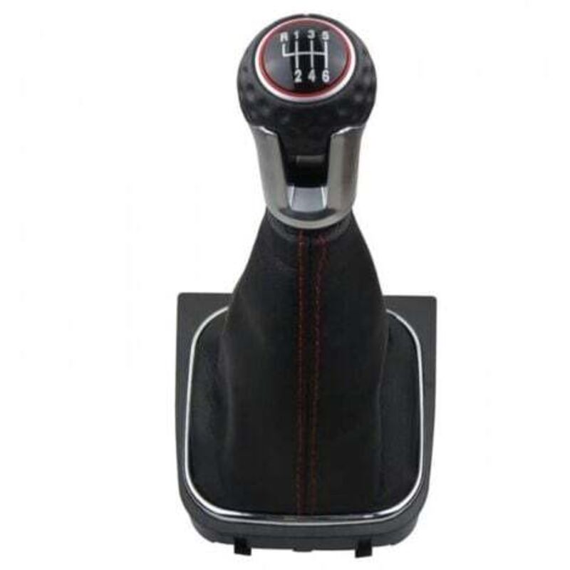 6-Speed Gear Shift Knob Gaiter Boot Cover Kit for Golf 5 6 MK5 MK6 GTD R32 R20 2004-2013
