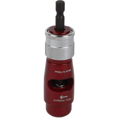 6 Square Cable Stripper Electrical Wire Stripping and Twisting Tool Aluminum Alloy Handheld Power Drill Stripper