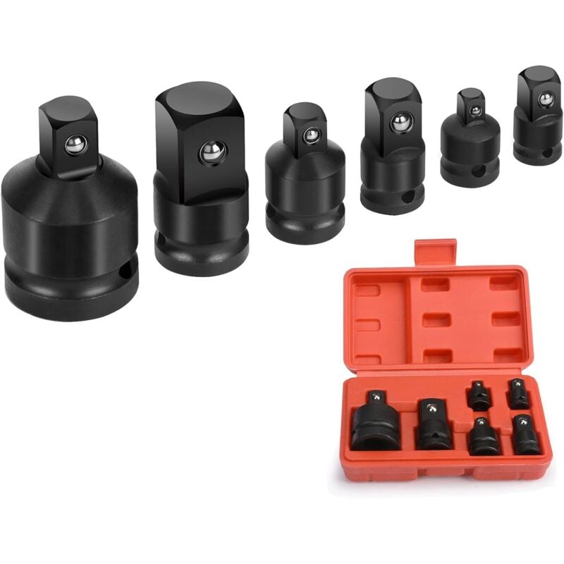 Image of 6 Stück 1/4 Zoll 3/8 Zoll 1/2 Zoll 3/4 Zoll Stecknuss-Konverter-Reduzieradapter