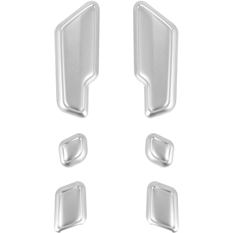 Image of 6 Stück Chrom Auto Türsitz Einstellen Tasten Schalter Für e W204 W205 W212 W218 X204 X166 c Ml