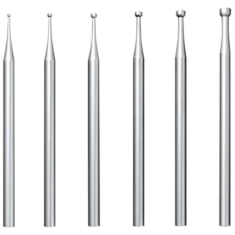 Image of 6 StüCk Runde FräSer - 3/32--Schaft, Zur Schmuckherstellung, Drahtrunder-Bits