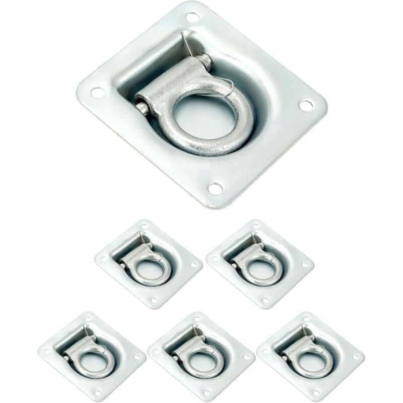 Image of 6 Stück Zurrösen für Anhänger, zurrmulde, anhänger zubehör,Befestigung für den Transport von Gütern