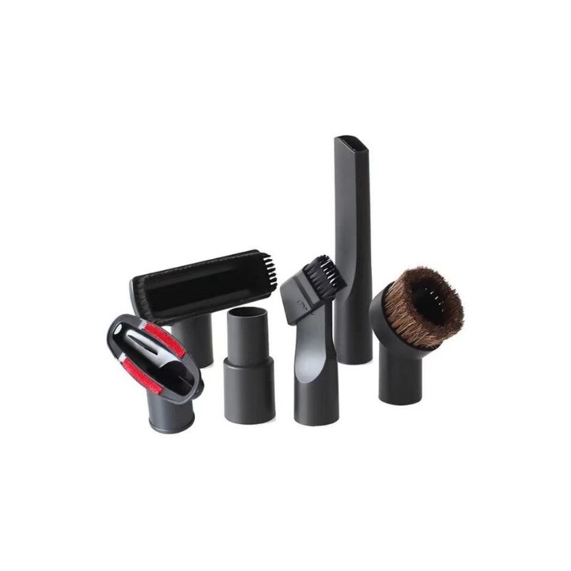 Image of 6 stücke/1 set Universal Staubsauger Aufsatz Pferd Pinsel Adapter Pinsel Ersatz Schwarz