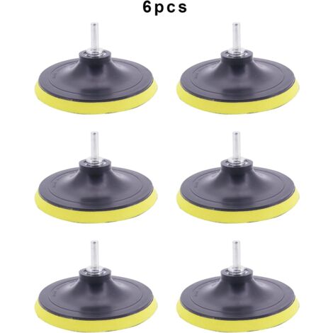 6 Stück 5 Zoll 125 mm Schleifpads, Schleifpads, für Bohrmaschinen, Winkelschleifer