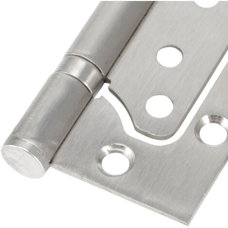 6 Stück geräuscharme Türbänder aus Edelstahl (10,5 x 4,8 cm) – leise und robust