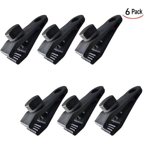 6 Stück Planenklammern, Zeltklammern, Planenklammern, Campingzubehör, Planenzubehör