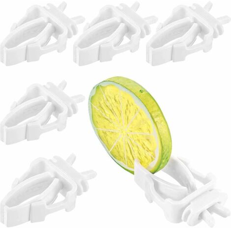 6 Stück Vogelfutterhalter, Papageienkäfigclips, Obsthalter