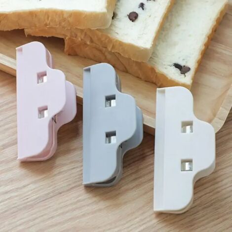 6 stücke Bequem und Tragbare Lebensmittel Abdichtung Clips Pulver Lebensmittel Abdichtung Clip
