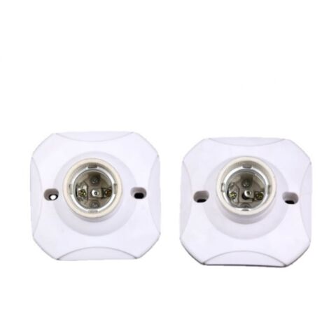 6 stücke E27 Schraube Decke Buchse AC 220-240V LED Birne Lampe Halter Decke Licht Basis E27 Basis