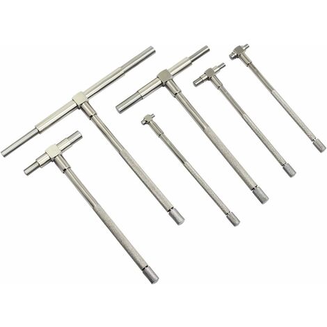6 STÜCKE Präzisions-Teleskoplehre, Betterlife 8-150 mm Innenmikrometer-Messbohrungssatz