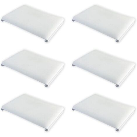 6 tampons de retrait de peinture pour machine à finition, 12 x 9 cm, idéaux pour retouche et débordement de peinture en intérieur