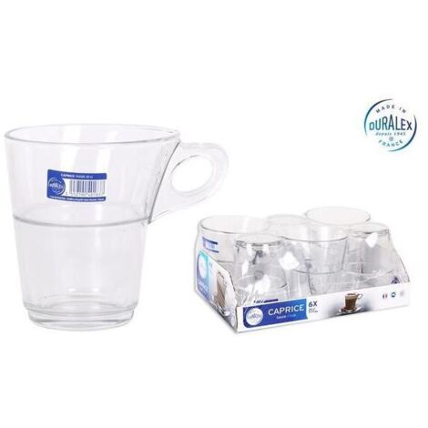 6 Tasse 22 Cl - Caprice - Duralex
