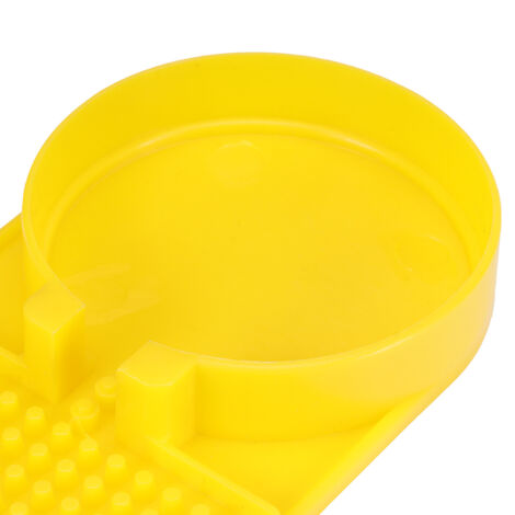 6-teiliger Bienenstock-Wasserspender, gelbe Schale und Schüssel, robuster Kunststoff, praktisch für die Imkerei