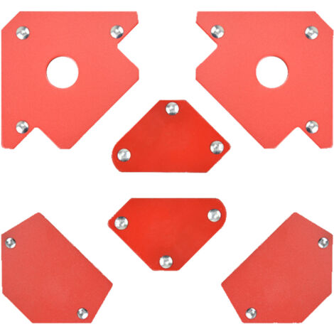 6-teiliger magnetischer Schweißpositionierer, starke Magnete, Größen S/M/L, vielseitige Schweißunterstützung