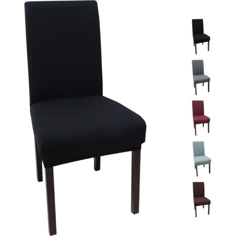 6-teiliger moderner elastischer Esszimmerstuhlbezug, waschbar, abnehmbar