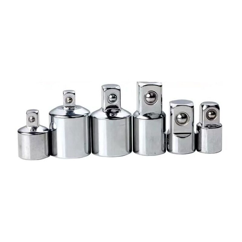 Image of SNQ - 6-teiliger Steckschlüsselsatz Adaptersatz 1/4 3/8 1/2 auf 3/4 Zoll l&h Tools--
