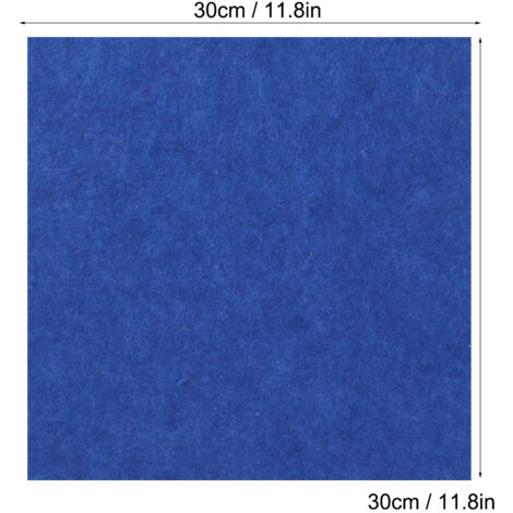 6-teiliges Akustikpaneel-Set – Absorbierendes und isolierendes Polyester, 30 x 30 cm, Blau, für Studio, KTV und Heimkino
