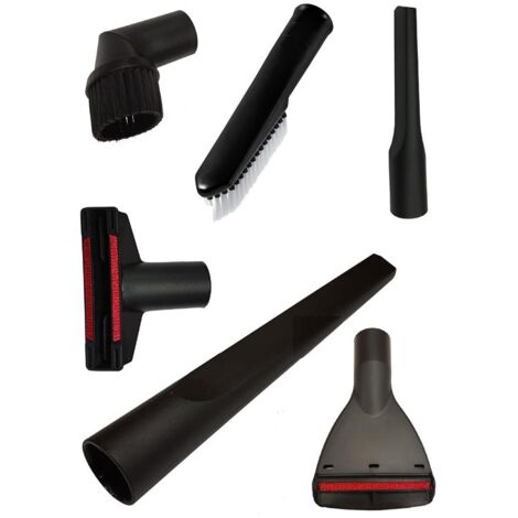 6 teiliges Profi Staubsauger Düsen und Bürsten Set 35mm Polsterdüse