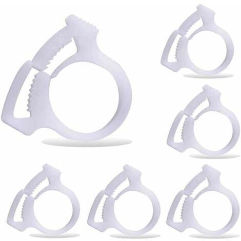 6-teiliges Set B15-Schlauchschellen für Poolreiniger, passend für Polaris 180, 280, 360, 380 und 480 Poolreiniger