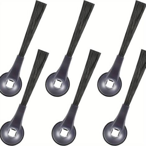 6-teiliges Set Ersatzteile für die Seitenbürste, kompatibel mit den Staubsaugern Shark IQ Robot RV1001AE, AV1010AE, RV1000 und AV2501AE
