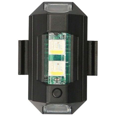 6-teiliges Set farbiger LED-Blitzlichter, Blitzlichter für Flugzeuge, Antikollisions-LED-Nachtsignalleuchten, Mini-Drohnenlicht, Blitzlicht für Autos, Motorräder und Fahrräder