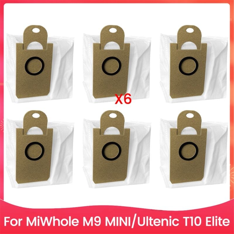 Image of 6-teiliges Staubsauger-Staubbeutel-Zubehörset für MiWhole M9 mini