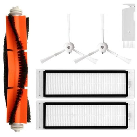 6-teiliges Zubehörset für Saugroboter, kompatibel mit Xiaomi Roborock S5Max/S6Pure/E5, mehrfarbig