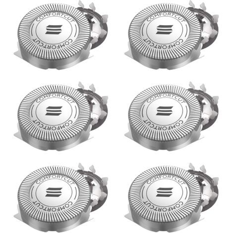 6 têtes de rasage de rechange pour rasoirs Philips, compatibles avec SH30/5
