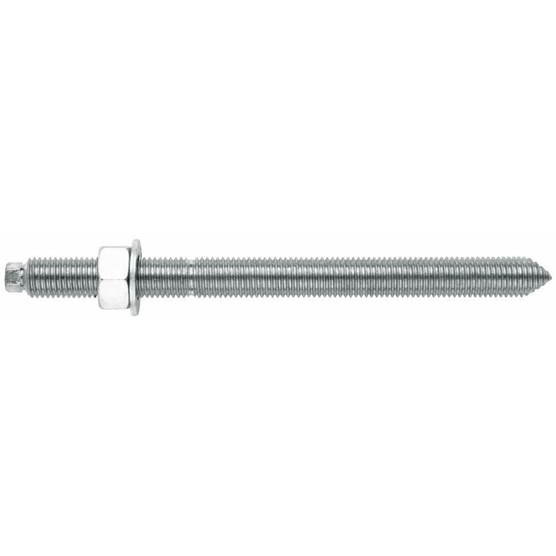 Tige filetée pour scellement chimique avec rondelle et écrou - Inox A2 M12 x 160 - Boite de 10