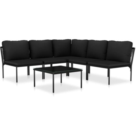 vidaXL Gartenmöbel PVC Sitzgruppe Garten Garnitur Lounge Sofa mehrere Auswahl