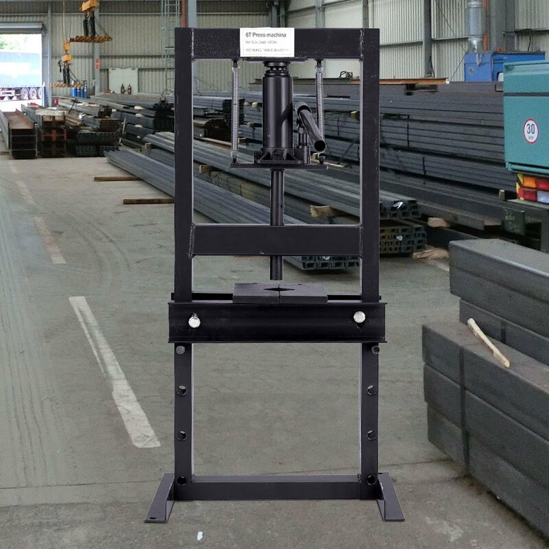 H Frame 6 Ton Hydraulic press, Black