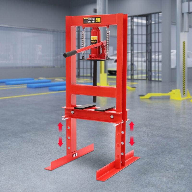 Image of 6 Tonne Hydraulische Werkstattpresse Hydraulische Maschinenpresse Mit Platten