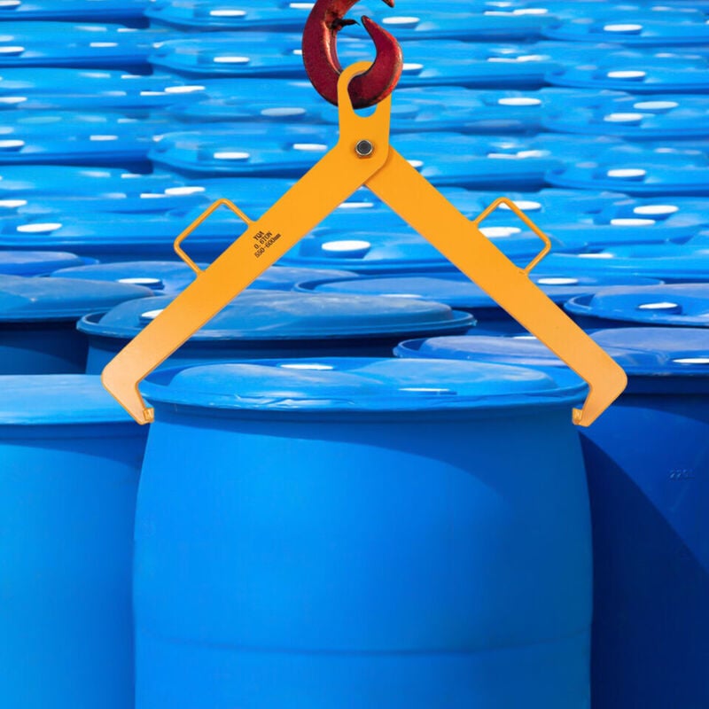 Image of 0,6 Tonnen/1322,77 lbs Vertikale Fasshebeklemme Fasshebeklemme für Ölfässer