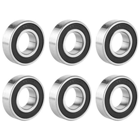 6 unidades Rodamiento de bolas 6205-2RS
