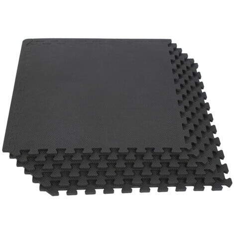 6 Unids set Alfombrilla protectora Espuma EVA Ejercicio Gimnasio Alfombrilla para suelo Cojín para habitación de niños Kits de viaje para interiores 60×60 cm