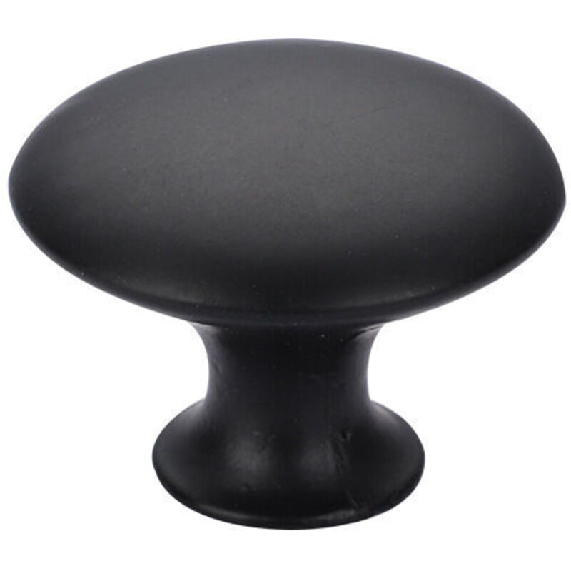 6 Unités Bouton de Meuble Noir Boutons de Meuble Ronds Bouton Poignee de Meuble, Boutons Placard Cuisine Boutons D'armoire à Tiroirs Solides