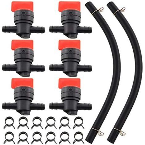 6 valvole per rubinetto carburante in plastica da 1/4" per 494768 493960 698183 698181 697947 5019H 5019K AM36141 AM107340 24507 3421270342121211212142142142703421427034 2 1-6. Tel. 325 54-3150 1-6037