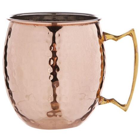 6 Verre à Cocktail 45 Cl Cuivre Martelé - Moscow Mule - Cosy & Trendy