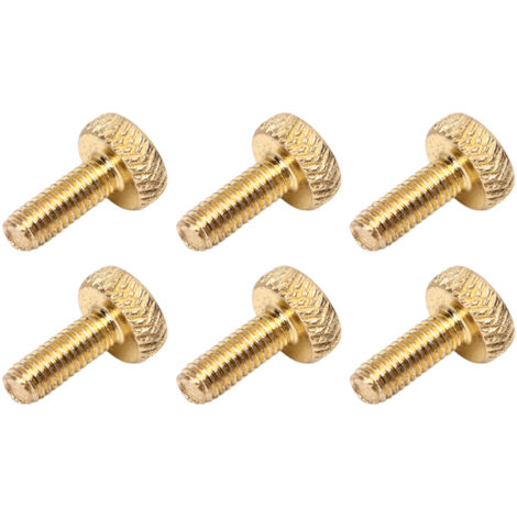 6 Vis de blocage de cordes pour pont tremolo guitare électrique, réglage fin, couleur or, métal