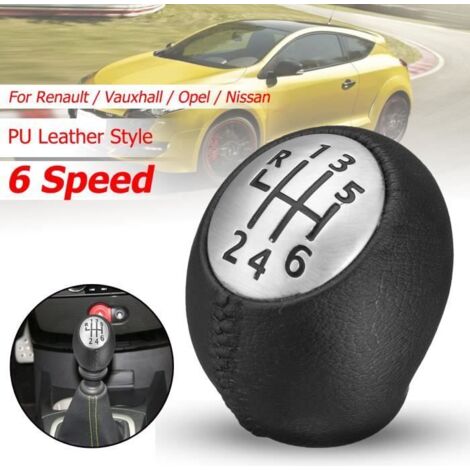 6-Vitesse Pommeau Levier de Vitesse Pour Renault Megane Clio Trafic Scenic Master Trafic
