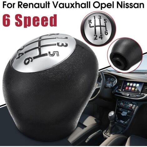 6-Vitesse Pommeau Levier de Vitesse Pour RENAULT Trafic Vauxhall Vivaro