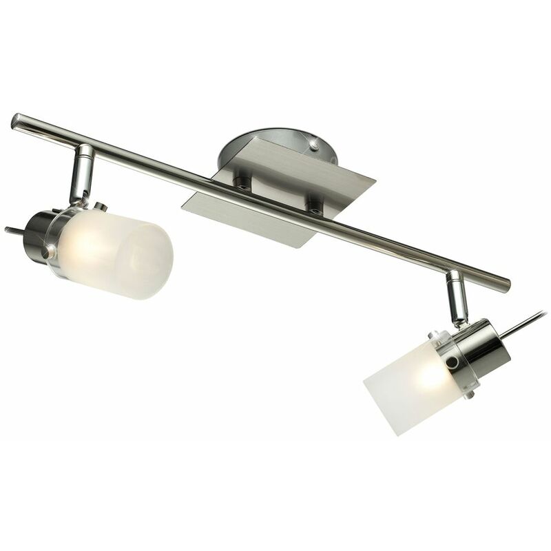 Image of Faretto LED da soffitto 6 watt lampada faretto orientabile cromo vetro trasparente Esto 758400-2 NOVA