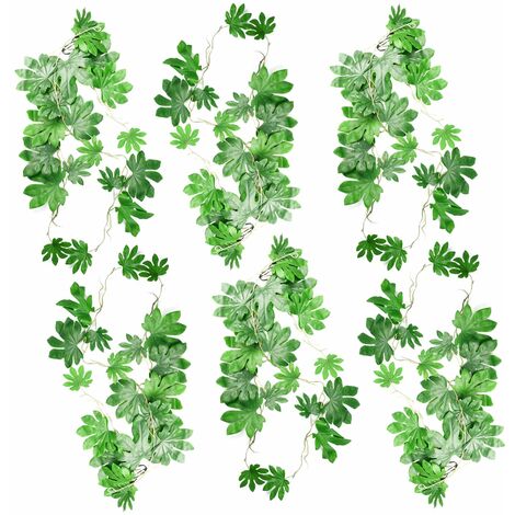 6 x 110cm Artificial Hanging Trailing Aralia Plant