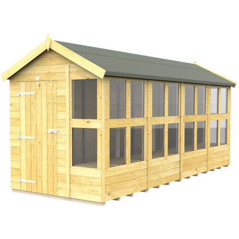6 x 16  Apex Potting Shed