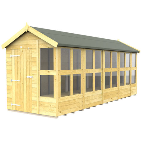 6 x 18  Apex Potting Shed