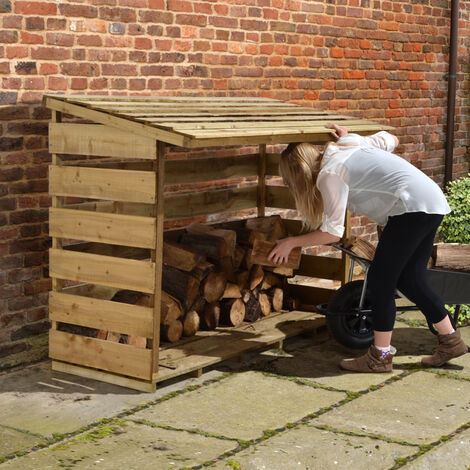 6' x 2' Forest Large Log Store (1.76x0.64m)