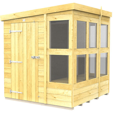 6 x 6  Pent Potting Shed