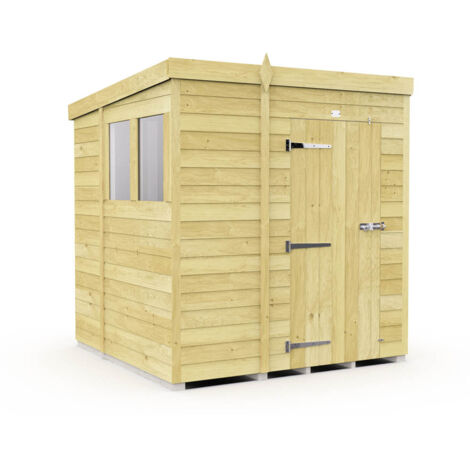 6 x 6 Pent Shed