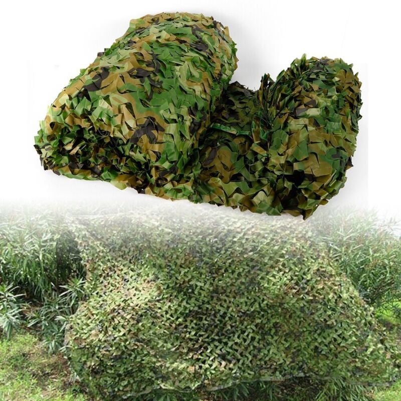 Senderpick - 6 x 8 mètres camouflage filet camouflage armée de chasse camouflage camp caché filet camouflage