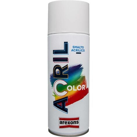 Peinture aérosol Spéciale plastique dur BLANC BRILLANT 400ml - RENAULAC  Particulier